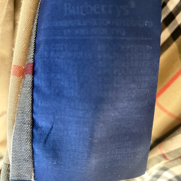 Unique Vintage Burberry Tan Trench Coat w/ Removable Wool Liner Sz 10 XXLong - Picture 8 of 15